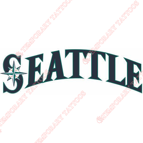 Seattle Mariners Customize Temporary Tattoos Stickers NO.1924
